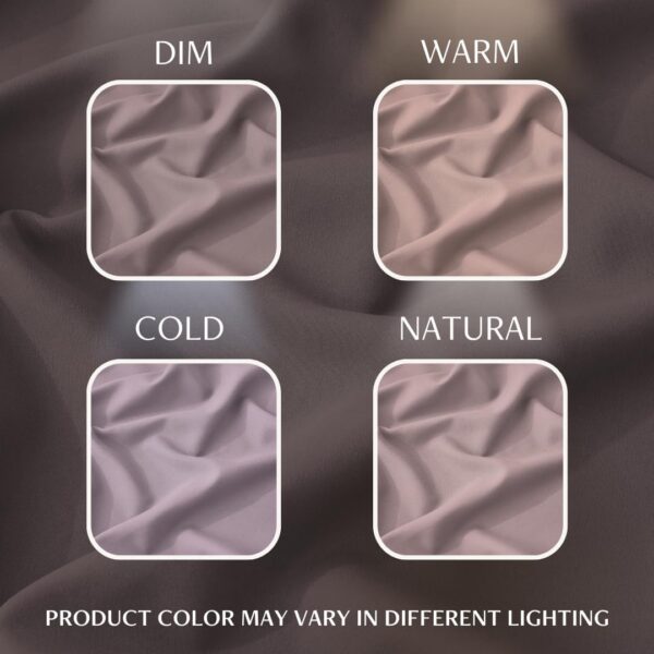 King Size Duvet Cover - 3 Piece Bedding Set (1 Duvet Cover & 2 Pillow Shams) Soft Double Brushed Comforter Cover w/Zipper Closure & Corner Ties - No Comforter (104" X 90", Berry Mocha) - Image 6