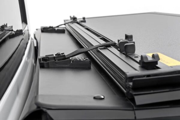 Rough Country Hard Flip Up Truck Bed Tonneau Cover for Toyota Tundra (2022-2024) - Fits 5'7" (66.7") Beds - Image 5