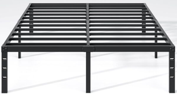 Metal Bed Frame-Simple and Atmospheric Metal Platform Bed Frame, Storage Space Under The Bed Heavy Duty Frame Bed, Sturdy King Size Bed Frame, Suitable for Bedroom, King