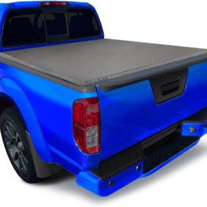 Tyger Auto T3 Soft Tri-fold Truck Bed Tonneau Cover Compatible with 2022-2024 Nissan Frontier | 5' (60") Bed | TG-BC3N1057
