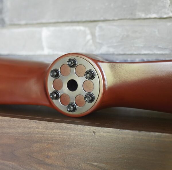 Sporty's Vintage Wooden Flight Airplane Propeller 4 Feet Long Hand Painted and Crafted - Image 3