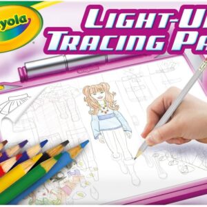 Crayola Light Up Tracing Pad - Pink, Art Kit for Kids, Kids Toys, Light Box, Birthday Gifts for Girls & Boys, Back to School, 6+ [Amazon Exclusive]