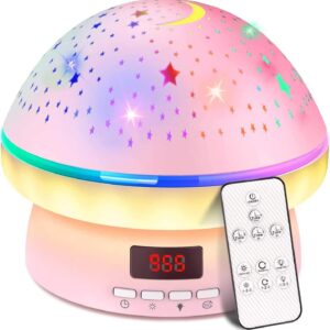 MINGKIDS Toys for 3-8 Year Old Girls Boys,Timer Rotation Star Night Light Projector Kids Twinkle Lights, 2-9 Year Olds Kids Chritsmas Birthday Gifts,Teen Toddler Stocking Stuffers for Kids