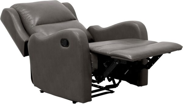 Lexicon Recliner Chair Living Room Reclining Sofa Chair, Home Theater Seating Modern Recliner, Manual Recliner Sofa Chair for Living Room/Office/Apartment, Wall Hugger Recliner, Gray - Image 5