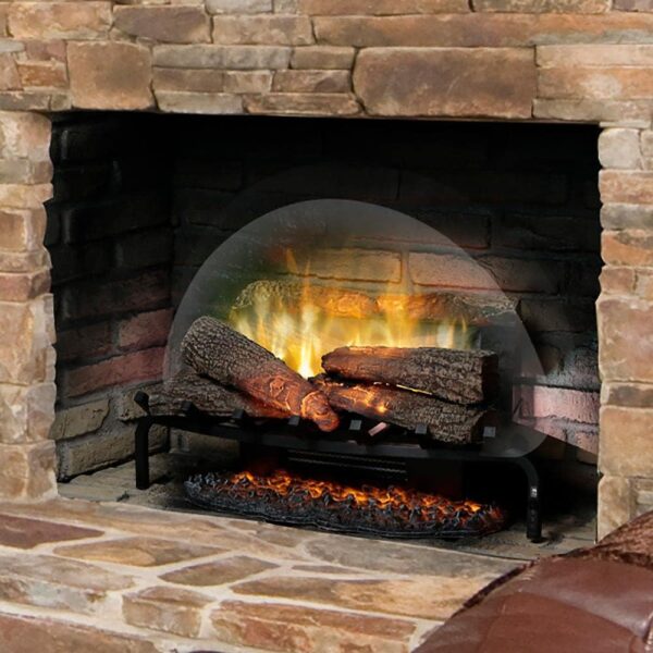 Dimplex Revillusion® 25" Plug-In Log Set (Model: RLG25), 5118 BTU, 120 Volt, 1500 Watt, Black - Image 3