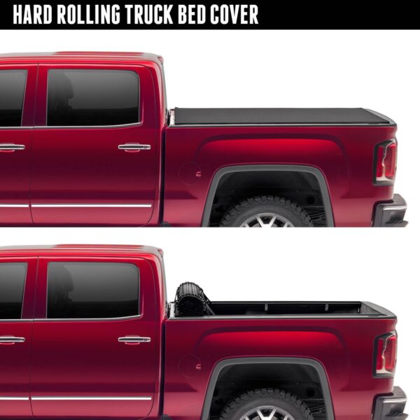 RealTruck TruXedo Sentry CT Hard Rolling Truck Bed Tonneau Cover | 1563916 | Fits 2022-2024 Toyota Tundra w/o rail system 5' 7" Bed (66.7") - Image 3