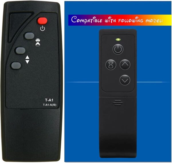 CHOUBENBEN Compatible with Twin Star Duraflame Electric Fireplace Stove Heater Infrared Remote Control 91HM100-01 91HM100-02 9HM1000 9HM1000-C240 9HM1000-C240-V - Image 2
