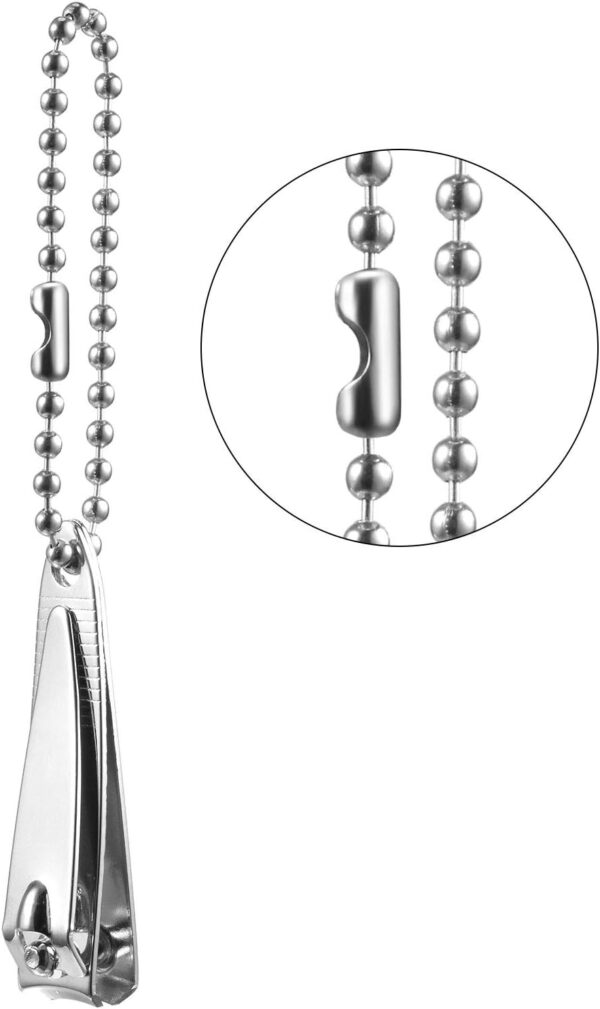 Pangda 20 Pack Replacement Vertical Roman Roller Blind Ball Chain Cord Connector Clips (Stainless Steel) - Image 5
