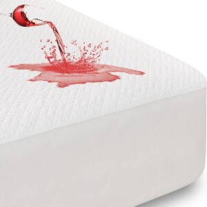 SOCHOW 4-Layer Ultra Soft Premium Waterproof Mattress Protector King Size, Cooling Mattress Pad Cover with Deep Pocket Up to 18'' Breathable Skin-Friendly and Noiseless