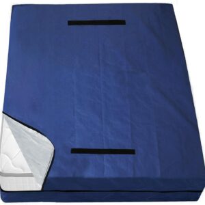 Coldwind Mattress Bags for Moving and Storage,Waterproof Mattress Cover for Moving with Heavy Duty Handles, Strong Zipper, Reusable Mattress Storage Bag, Moving Supplies & Moving Bags,Queen Size,Navy