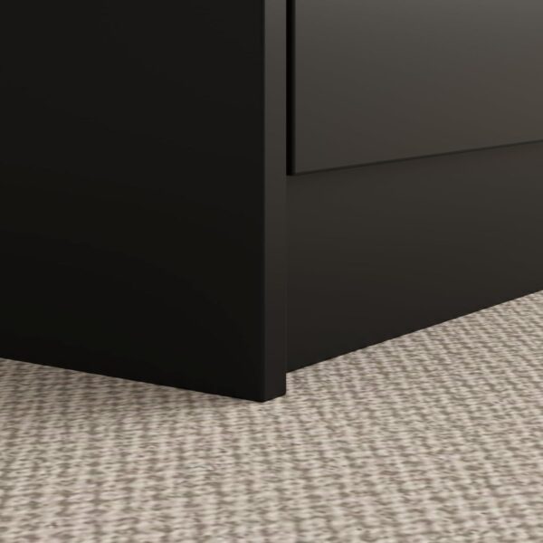 Dresser with 12 Handleless Drawers, 63" Large Chest of Drawers with Slide Rails, Modern Wooden Double Dresser for Bedroom Living Room, Black - Image 6