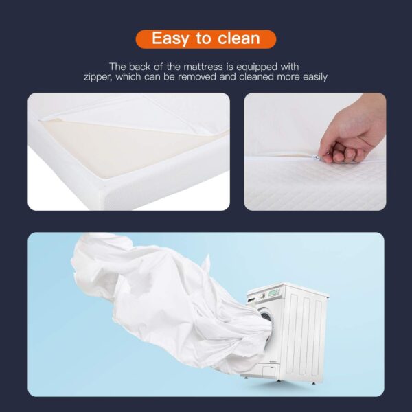 6/8/10/12 inch Gel Memory Foam Mattress for Cool Sleep & Pressure Relief, Medium Firm Mattresses CertiPUR-US Certified/Bed-in-a-Box/Pressure Relieving (8 in, Full) - Image 7
