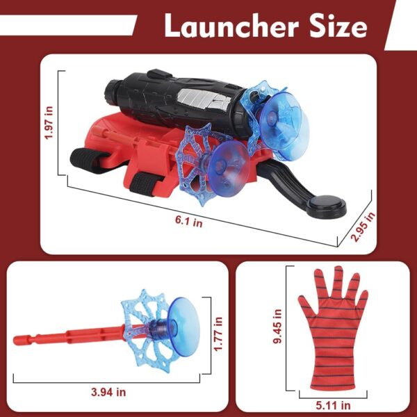 Spider Web Shooters, Superhero Wrist Launcher Toy, Funny Children Educational Toys, Superheroes Cosplay Gift for Kids - Image 5