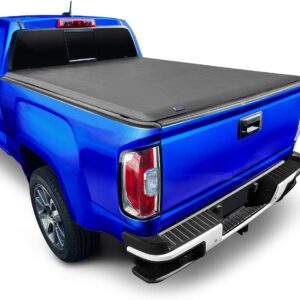Tyger Auto T1 Soft Roll-up Truck Bed Tonneau Cover Compatible with 2023 Chevy Colorado GMC Canyon | 5'1" (61") Bed | TG-BC1C9201