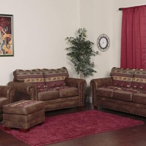 American Furniture Classics 4-Piece Sierra Lodge Sleeper Sofa