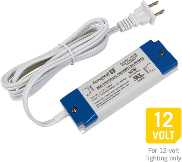 Armacost Lighting 820200 for LED Lighting, with removable AC cord, 20 Watt, Gray - Image 4