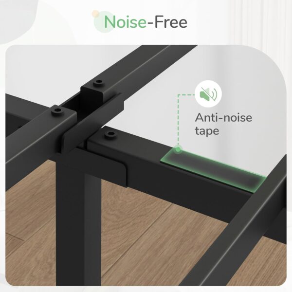 Novilla Queen Bed Frame, 14 Inch Metal Platform Bed Frame Queen Size No Box Spring Needed, Heavy Duty Steel Slat Support, Easy Assembly - Image 6