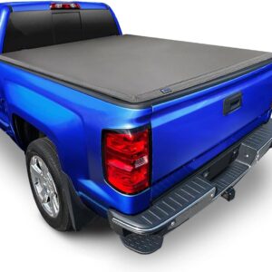 Tyger Auto T3 Soft Tri-fold Truck Bed Tonneau Cover Compatible with 2020-2024 Chevy Silverado GMC Sierra 2500 3500HD | 6'10" (82") Bed | TG-BC3C1212