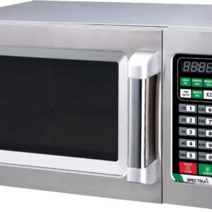 Winco EMW-1000ST Commercial-Grade Microwave Oven, .9 Cubic Feet, Silver
