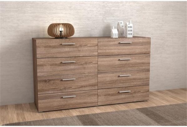 Tvilum Austin 8 Drawer Double Dresser, Truffle - Image 2