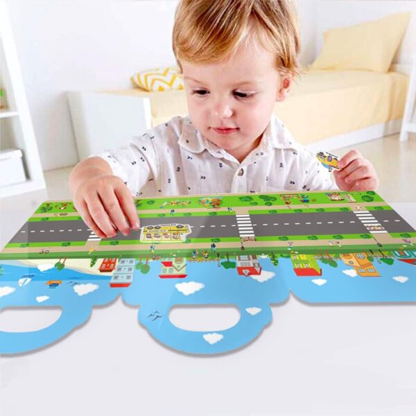 Reusable Sticker Book for Kids, Vehicles Truck Stickers Educational Learning Toys Travel Stickers Activity Books for Toddler Girls Boys Age 3+ Birthday Gifts - Image 7