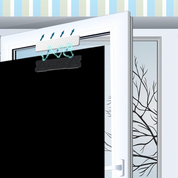 Konohan 20 Pcs Blackout Blind Accessory Window Magnetic Closure Adhesive Curtain Magnets No Drill Magnets for Curtains Baby Nursery Bedroom Room - Image 6