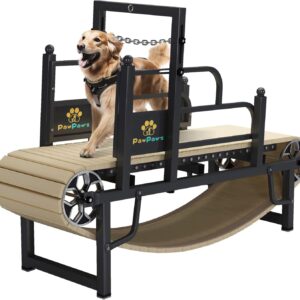 Dog Treadmill for Large Dogs, Medium Dogs with Brake. Dog Slatmill for Healthy & Fit Dog Life, Dog Treadmill for Indoor & Outdoor. Treadmill for Dogs up to 220 lbs