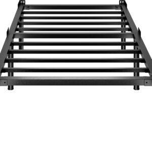 HAAGEEP 20 Inch Tall Platform Bed Frame Queen Size Metal Bedframe No Box Spring Needed Heavy Duty Mattress Frames High