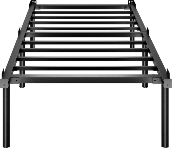 HAAGEEP 20 Inch Tall Platform Bed Frame Queen Size Metal Bedframe No Box Spring Needed Heavy Duty Mattress Frames High