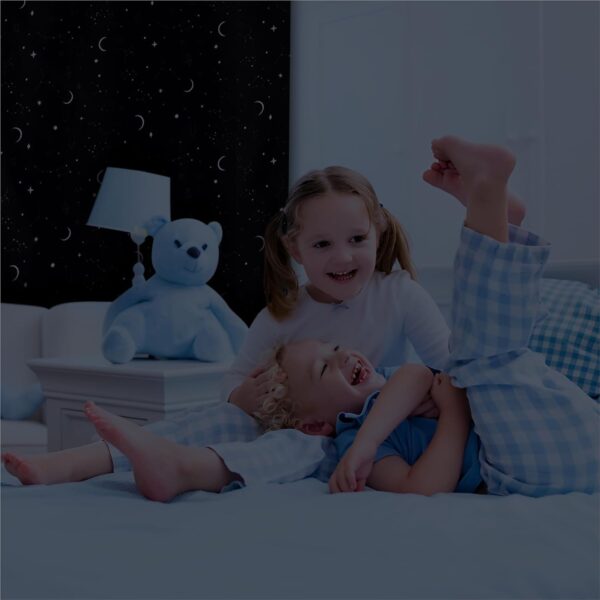 Portable Blackout Curtains (60" x 80") - Travel Blackout Curtains for Baby Nursery w/Stars - Portable Blackout Shades w/UV & Thermal Protection - 20 Stick on Suctions & Velcro Blackout Window Cover - Image 7