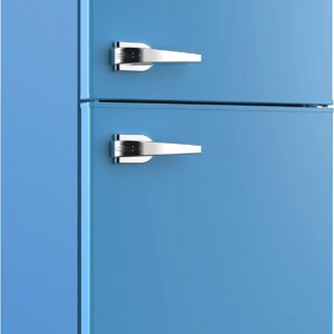 Avanti RMRT30X6BL-IS Mini Fridge with Freezer 3 Cu. Ft. Capacity Retro-Styled for Home Office or Dorm, Manual Defrost and Adjustable Temperature, 3 Cu.Ft, Blue
