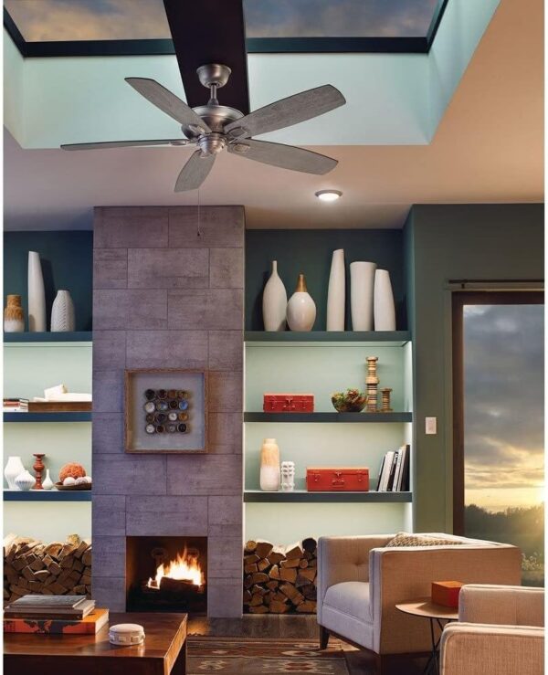 Kichler Gen I LED Downlight in White, 7.5" Ceiling Flush Mount Interior Dimmable Light, 3000K, (7.5" x 1.5"), 43846WHLED30 - Image 5