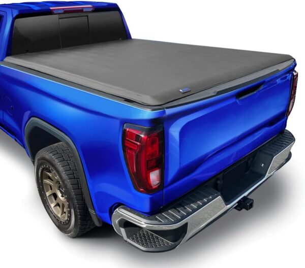 Tyger Auto T1 Soft Roll-up Truck Bed Tonneau Cover Compatible with 2019-2024 Chevy Silverado GMC Sierra 1500 (Not Fit 19 LD; 19-24 Classic) | 5'10" (70") Bed | TG-BC1C9053
