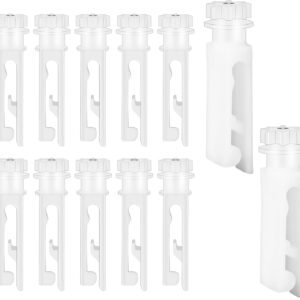 12Pcs Vertical Blind Stem Replacement Vertical Window Blind Stem White Stems for Vertical Window Blind Vertical Blinds Curtain Accessories Vertical Blind Slat Replacement