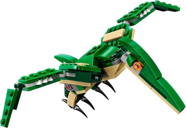 LEGO Creator 3 in 1 Mighty Dinosaur Toy, Transforms from T. rex to Triceratops to Pterodactyl Dinosaur Figures, Great Gift for 7-12 Year Old Boys & Girls, 31058 - Image 2