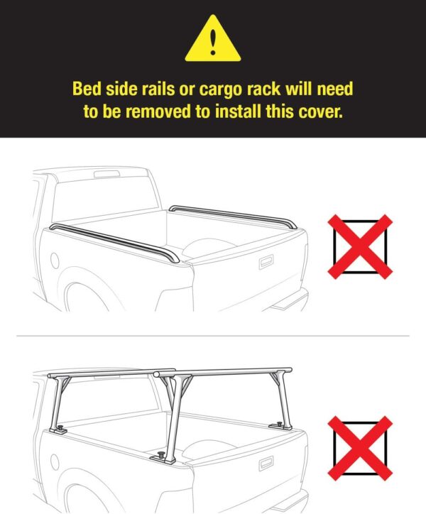 MaxMate Soft Roll-up Truck Bed Tonneau Cover Compatible with 2022-2024 Nissan Frontier | 5' (60") Bed | TCN169057 - Image 6