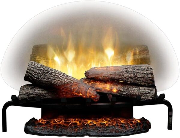 Dimplex Revillusion® 25" Plug-In Log Set (Model: RLG25), 5118 BTU, 120 Volt, 1500 Watt, Black - Image 4
