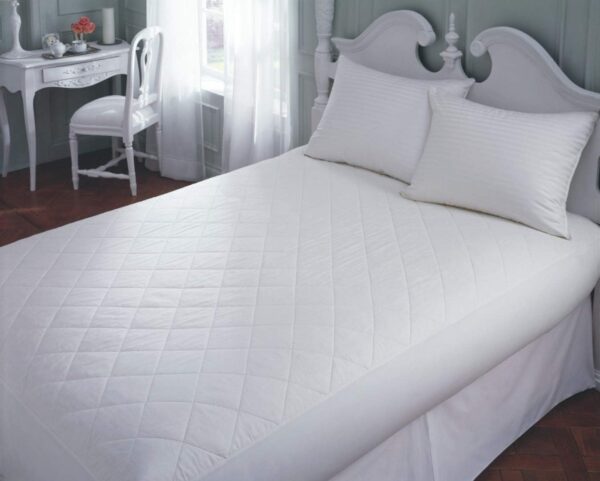 Downright 100% Cotton Top Mattress Pad - Queen- 14" depth