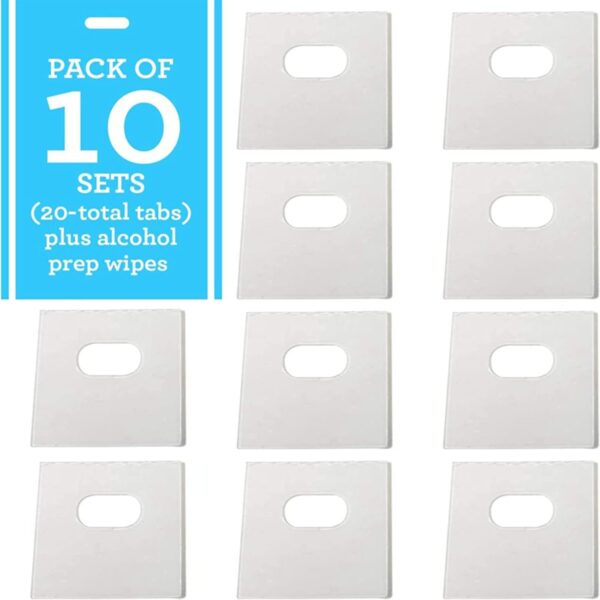 20 Pcs Transparent Vertical Curtain Repair Mini Clear Blinds Repair Sticker Tape With Pre-cut Holes Vertical Curtain Repair - Image 6