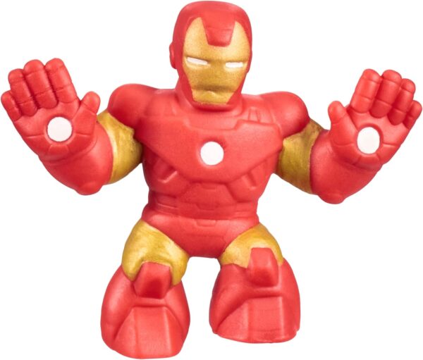 Heroes of Goo Jit Zu Marvel Mega Mini 6 Pack - Squishy, Stretchy, Gooey Mini Heroes - Ironman, Spider-Man, Captain America, Miles Morales, Hulk and Black Panther - Image 6