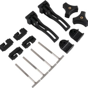 Universal Replacement and Accessories Part Kit for Hard Tri-fold & Quad-fold Truck Bed Cover Include Nut, T-Bolt and Tonneau Cover Clamp, 2X Rear Clamp