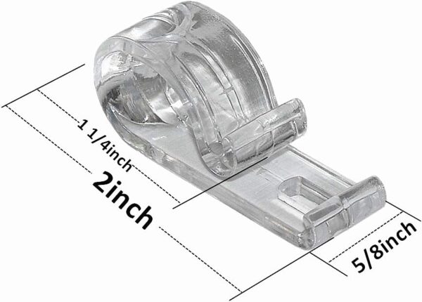 Cutelec Roller Shade Clear Saftey Chain and Cord Guide 4 Sets per Pack P Clip Fixation Hook for Bead Chain for Roller Blinds - Image 6