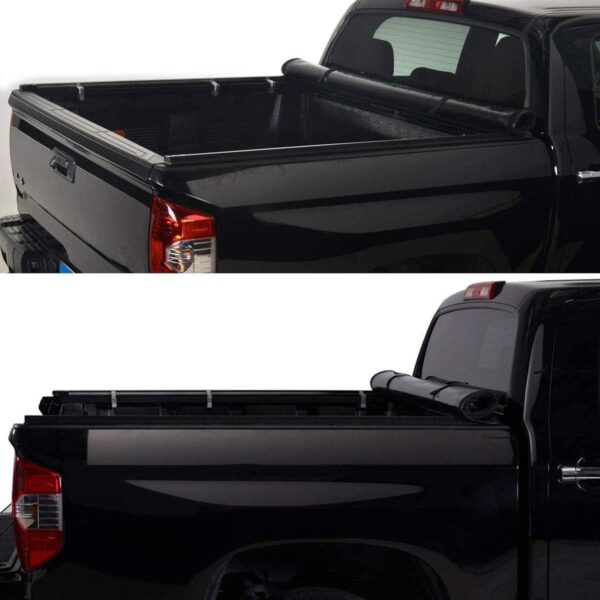 6.2Ft Waterproof Bed Cover + Seal Strip for Tundra,Soft Roll Up Truck Bed Tonneau Cover W/Lock for Toyota 2004-2006 Tundra Double Cab (Aka Crew Cab) Fleetside,Sturdy,Keep Bed Dry,Easy to Install - Image 6
