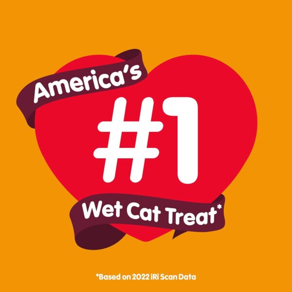 Hartz Delectables Squeeze Up Interactive Lickable Wet Cat Treats for Adult & Senior Cats, Tuna & Salmon with Catnip, 32 Count - Image 2