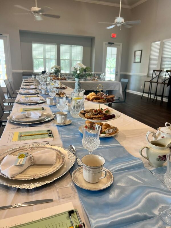 10PCS Dusty Blue Table Runner 12 X 108 Inches Wedding Satin Table Runner for Party Banquet Bridal Shower Baby Shower Conference Dining Room Table Decoration - Dusty Blue - Image 4