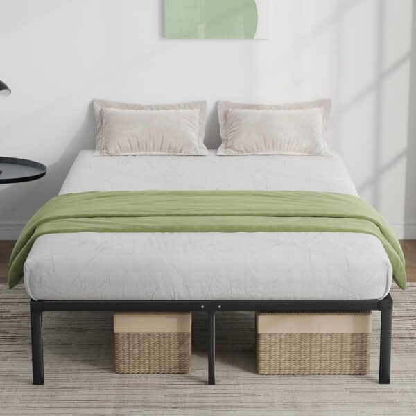 Novilla Queen Bed Frame, 14 Inch Metal Platform Bed Frame Queen Size No Box Spring Needed, Heavy Duty Steel Slat Support, Easy Assembly - Image 4