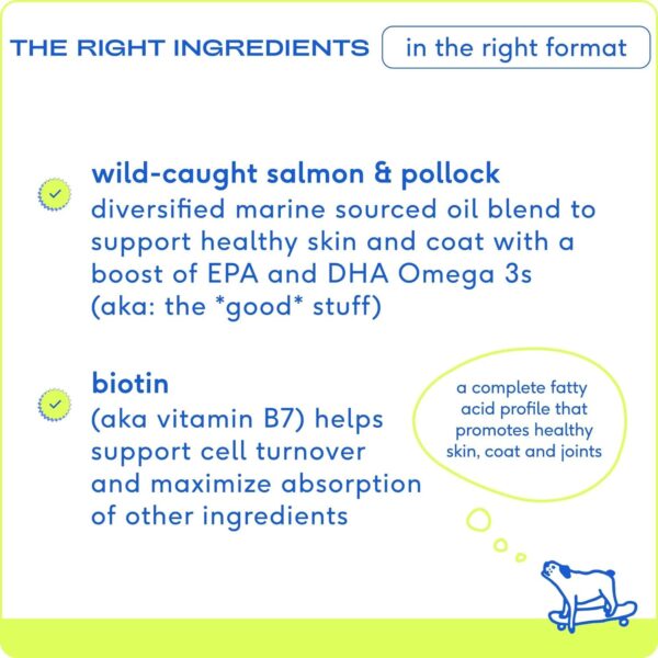 Native Pet Omega 3 Fish Oil for Dogs - Made with Wild Alaskan Salmon Oil for Dogs with Omega 3 EPA DHA - Supports Itchy Skin + Mobility - Liquid Pump is Easy to Serve - a Fish Oil Dogs Love! (8 oz) - Image 4