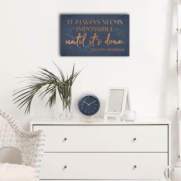 Inspirational Wall Art Canvas Poster for Bedroom, Office, Living Room - Framed Canvas - 10 x 16.5 Inch Motivational Print - Image 5
