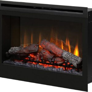 DIMPLEX DF3033ST 33" Electric Fireplace Insert, Model, 120V, 780W, 8.3 Amps, Black