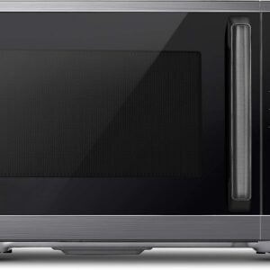 TOSHIBA Air Fryer Combo 8-in-1 Countertop Microwave Oven, Convection, Broil, Odor removal, Mute Function, 12.4" Position Memory Turntable with 1.0 Cu.ft, Black stainless steel, ML2-EC10SA(BS)